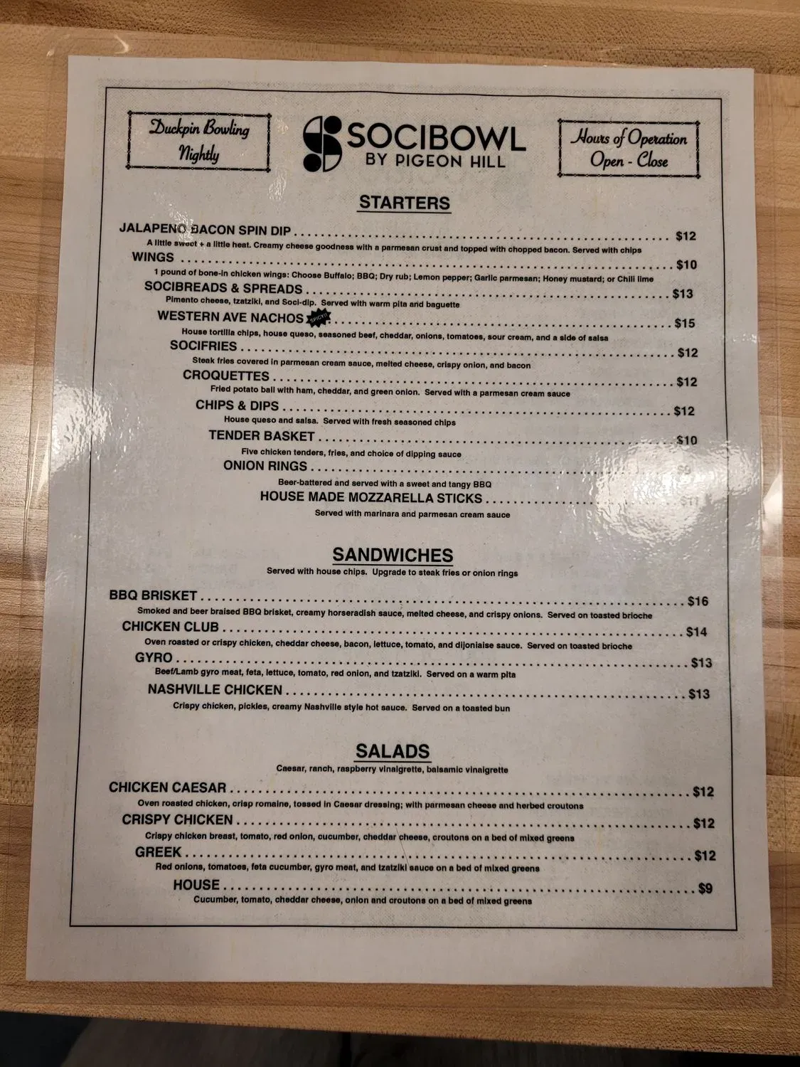 Menu 3