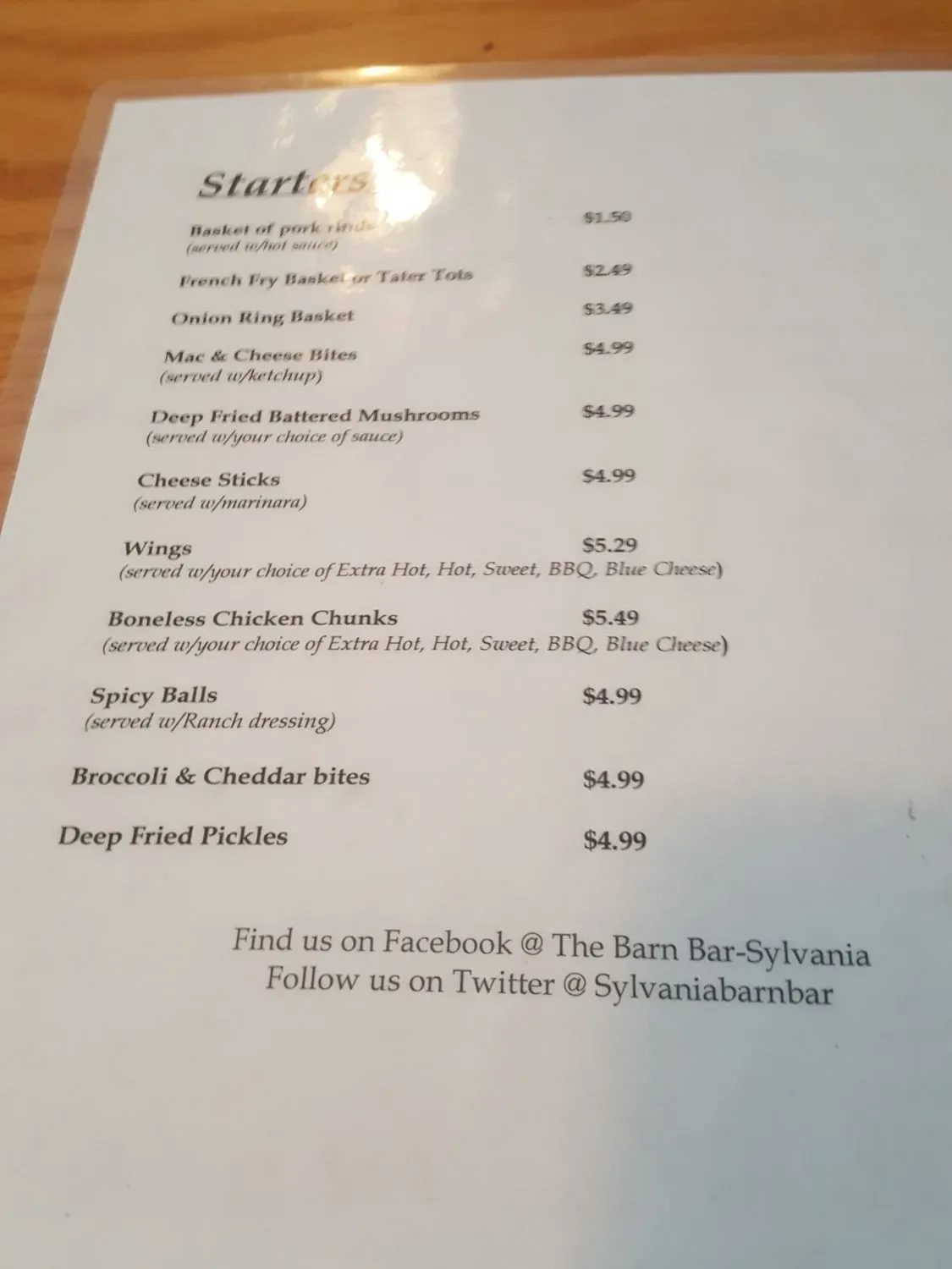 Menu 3