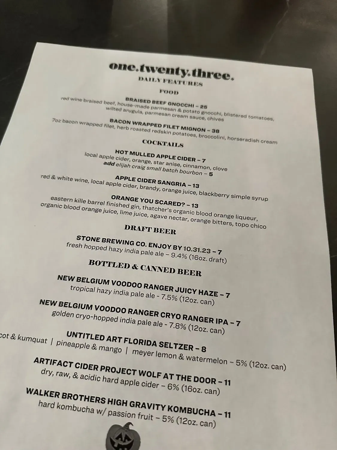 Menu 6