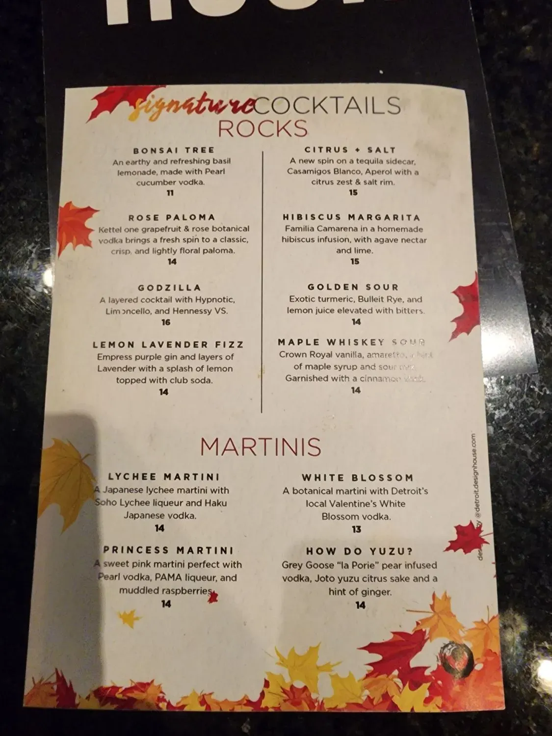 Menu 5