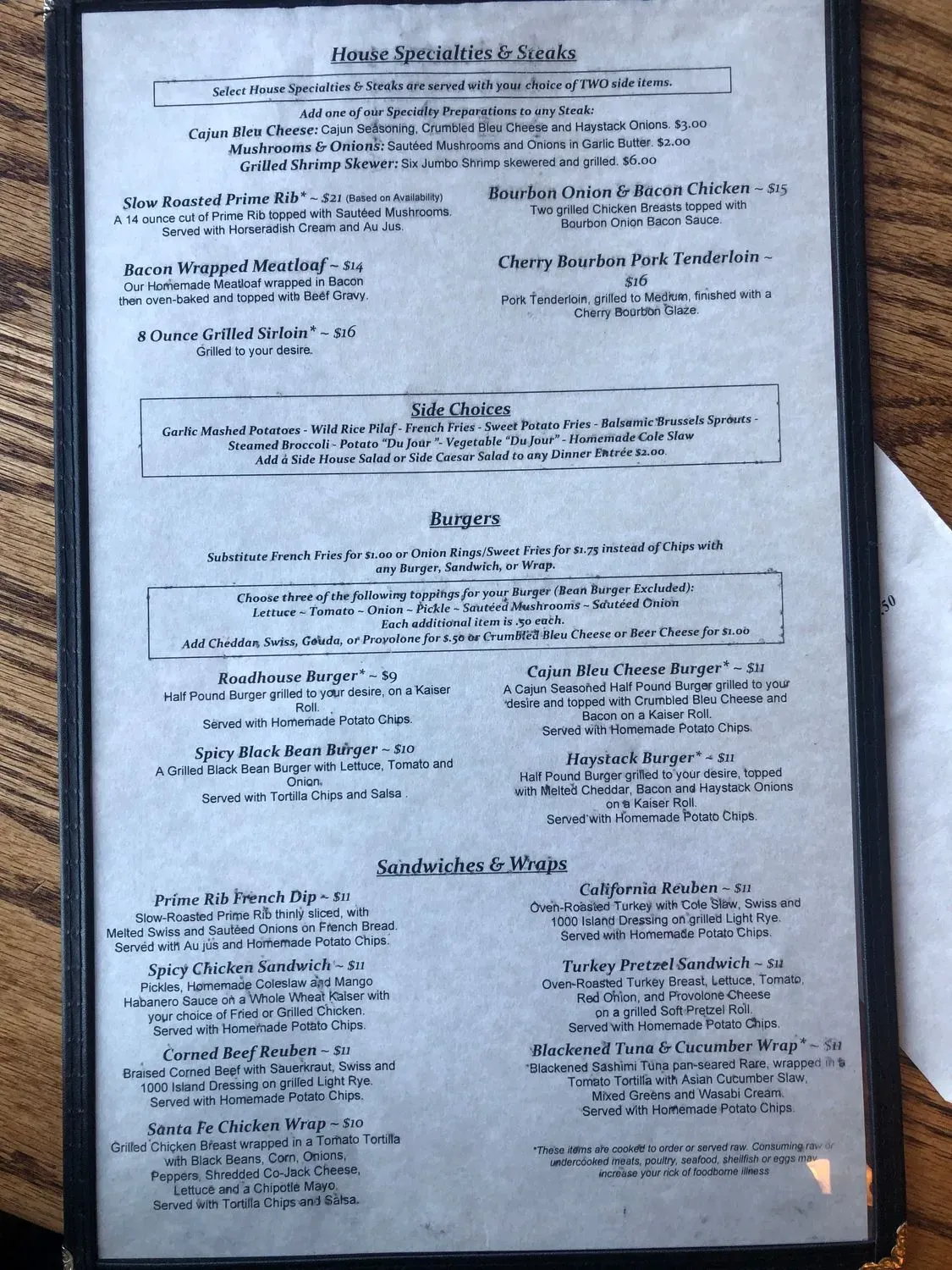 Menu 4