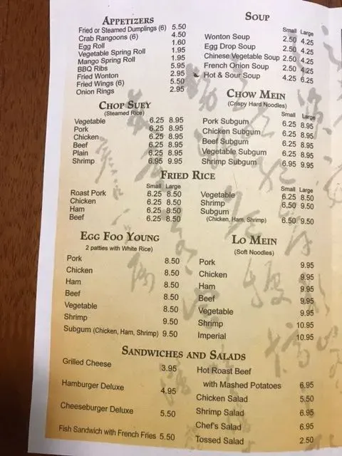 Menu 2