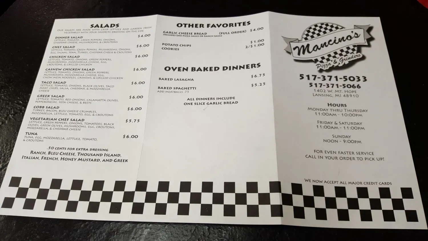 Menu 6