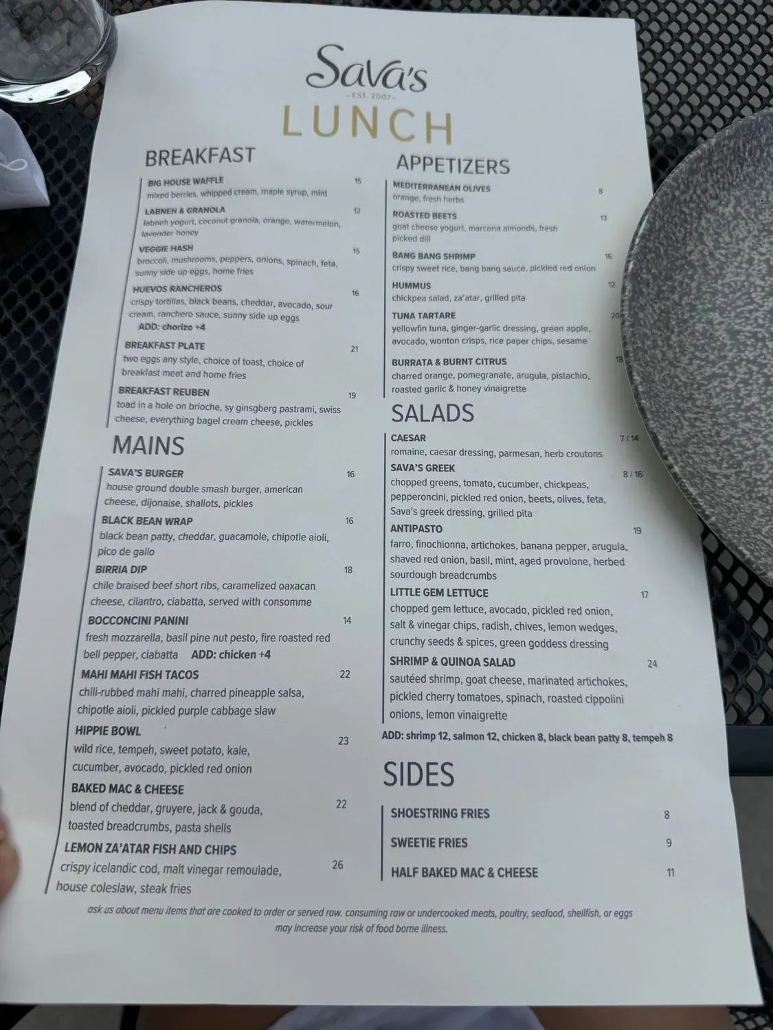 Menu 6