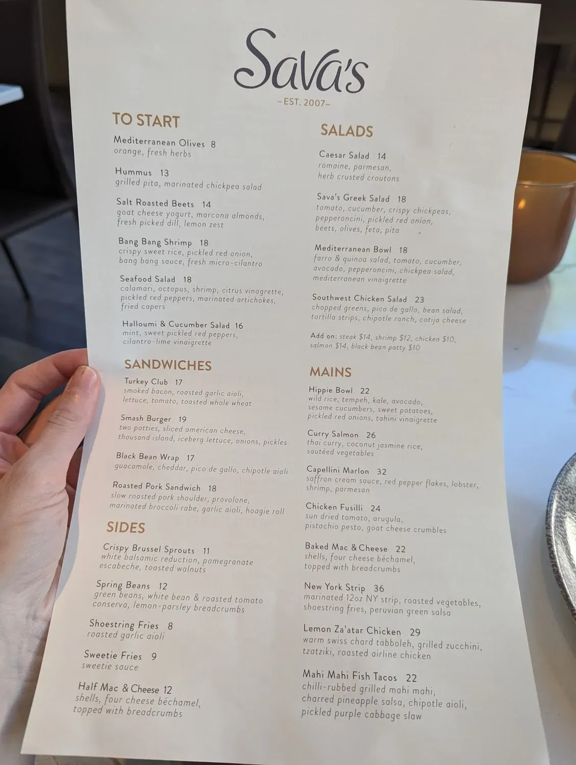 Menu 4