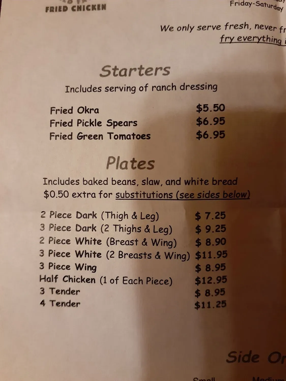 Menu 6