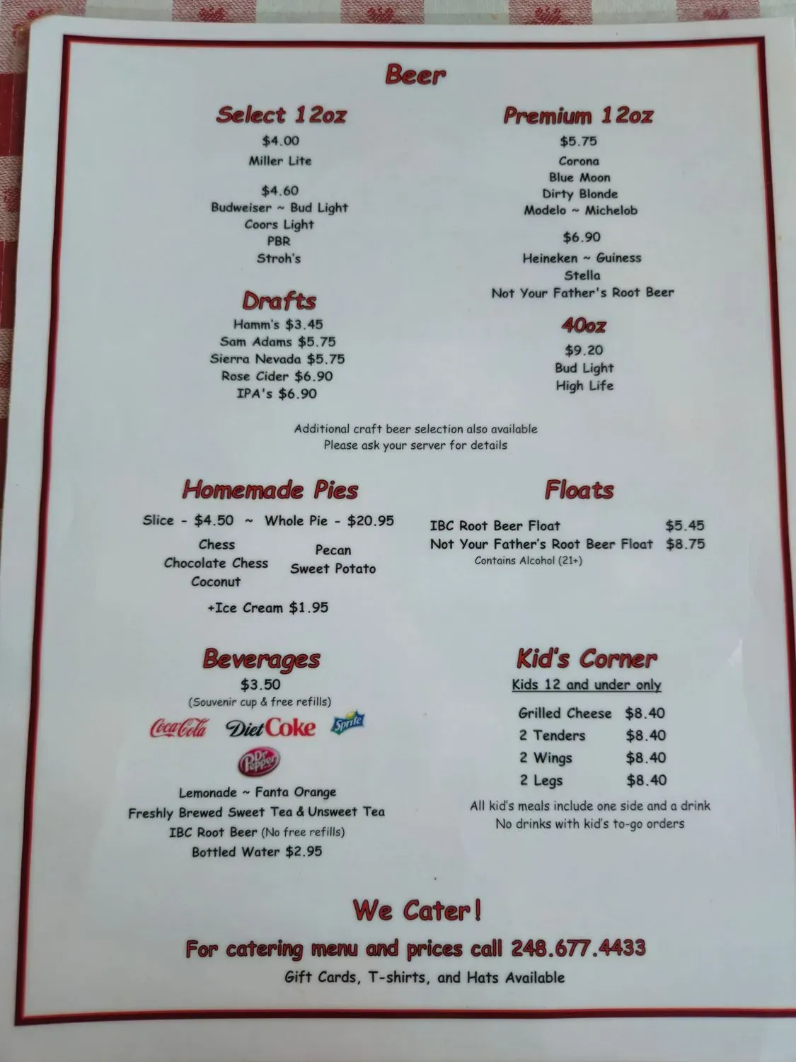 Menu 4