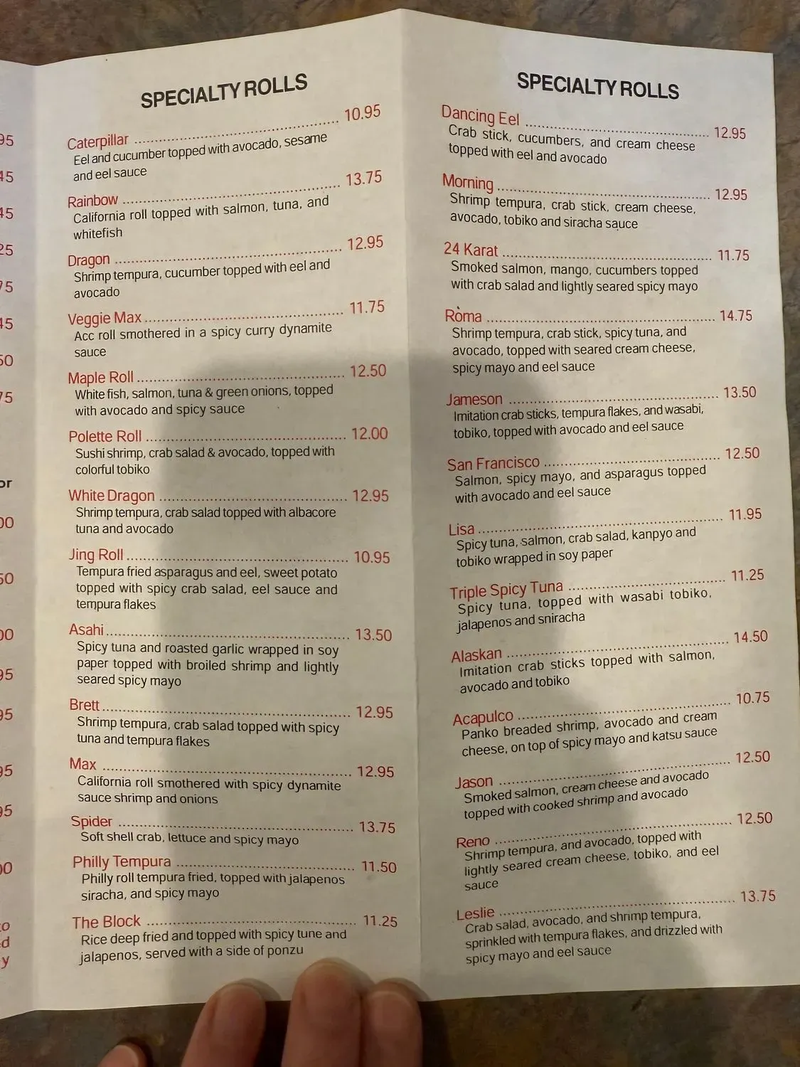 Menu 2