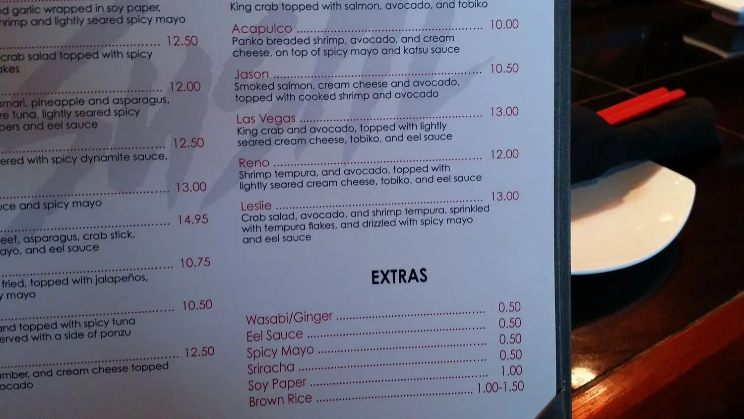 Menu 4