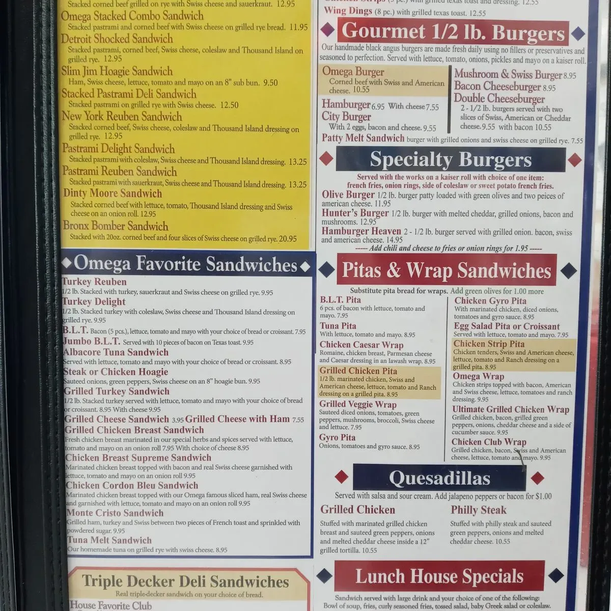 Omega Ham Corn Beef Deli Menu Grand Blanc MI Checkle