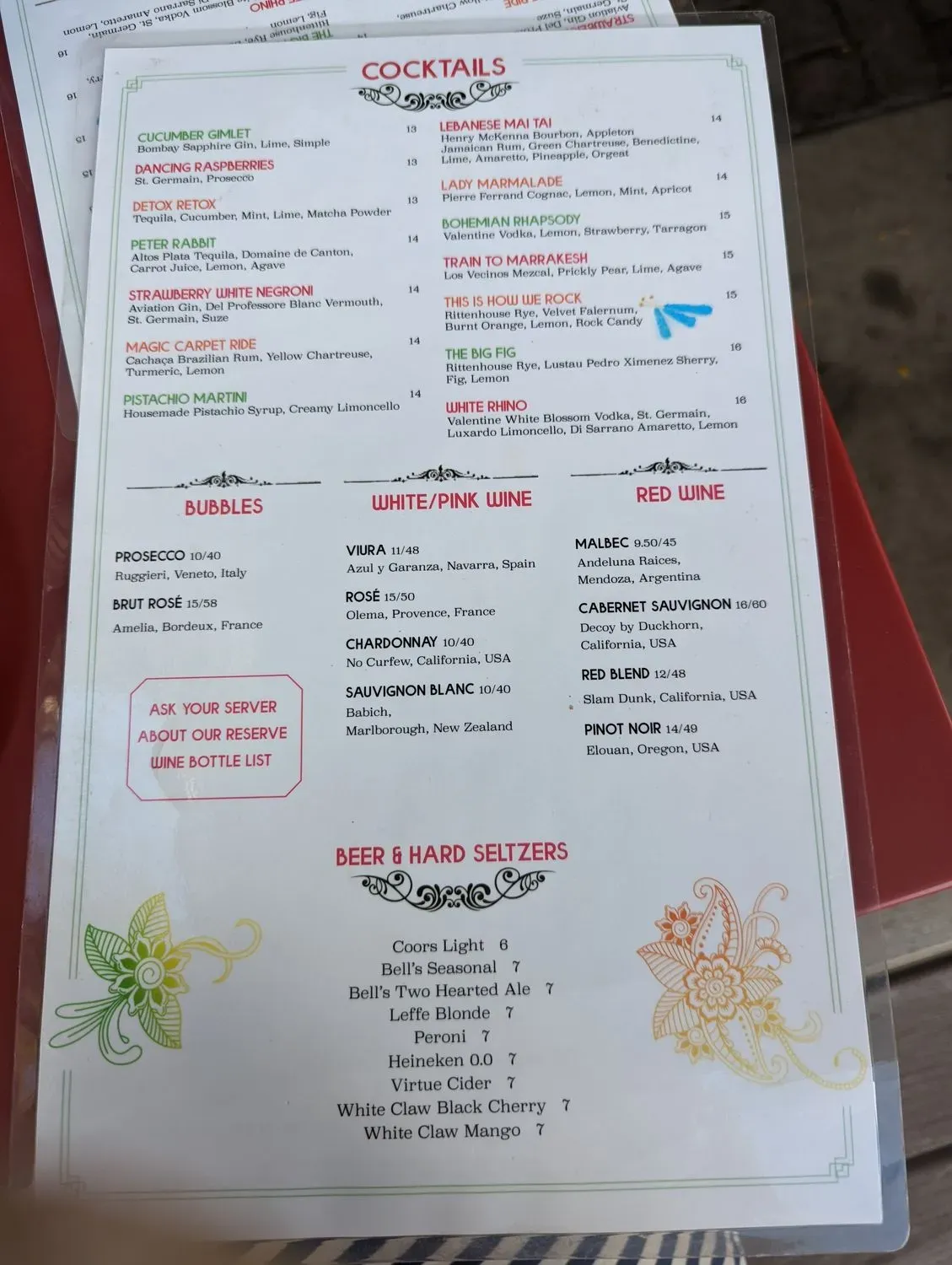 Menu 2