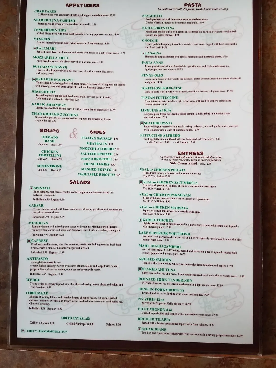 Menu 4