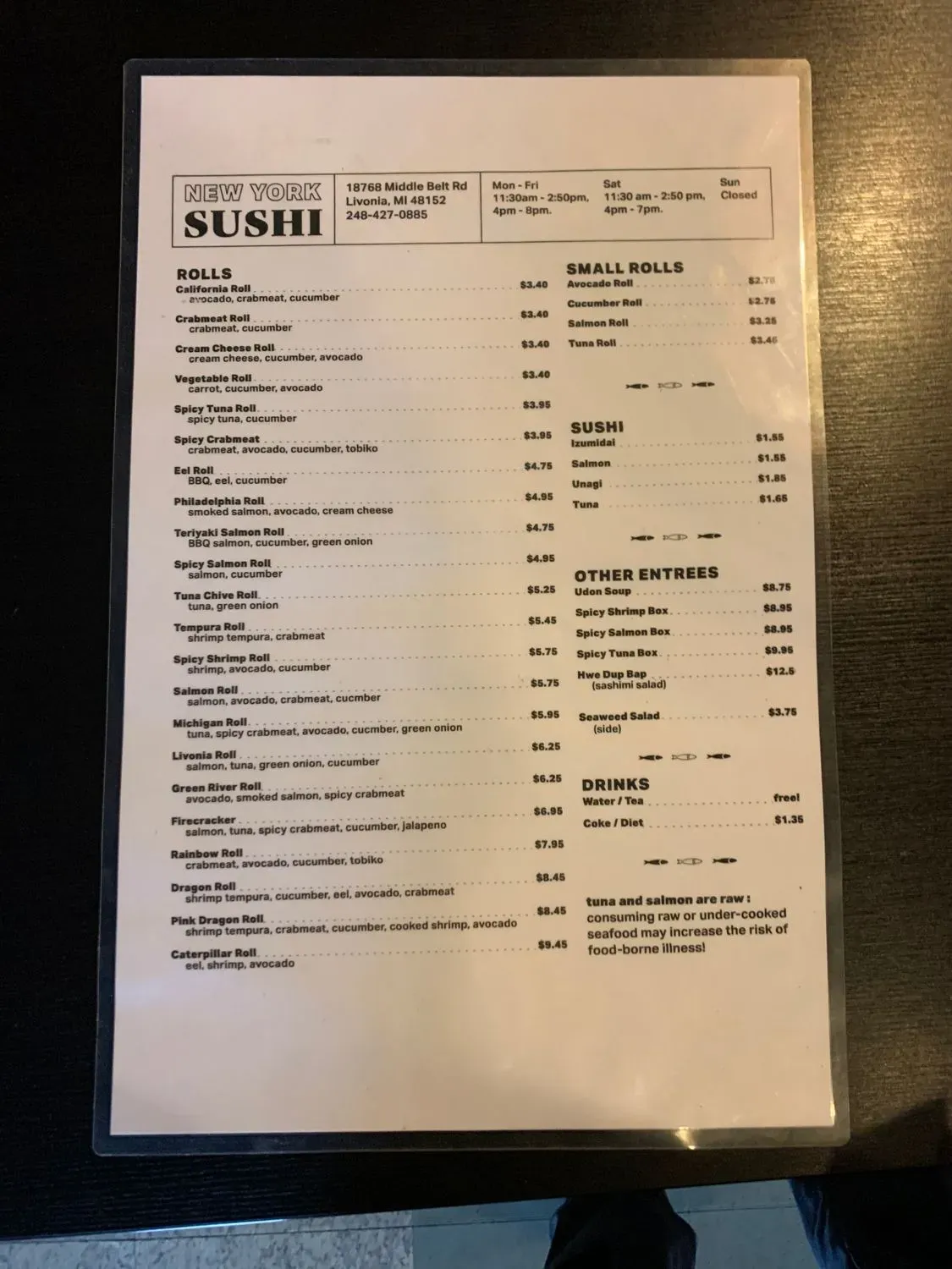 Menu 2