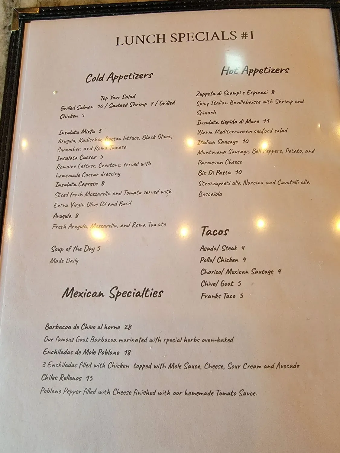 Menu 6