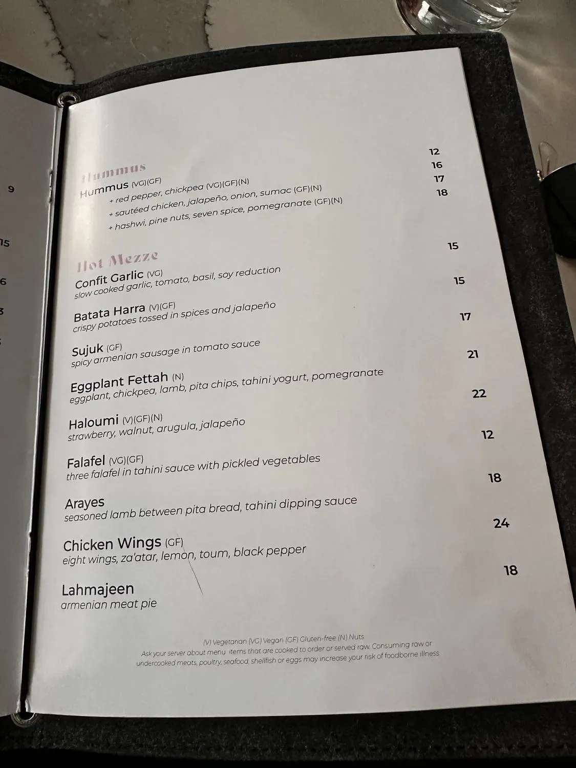 Menu 6