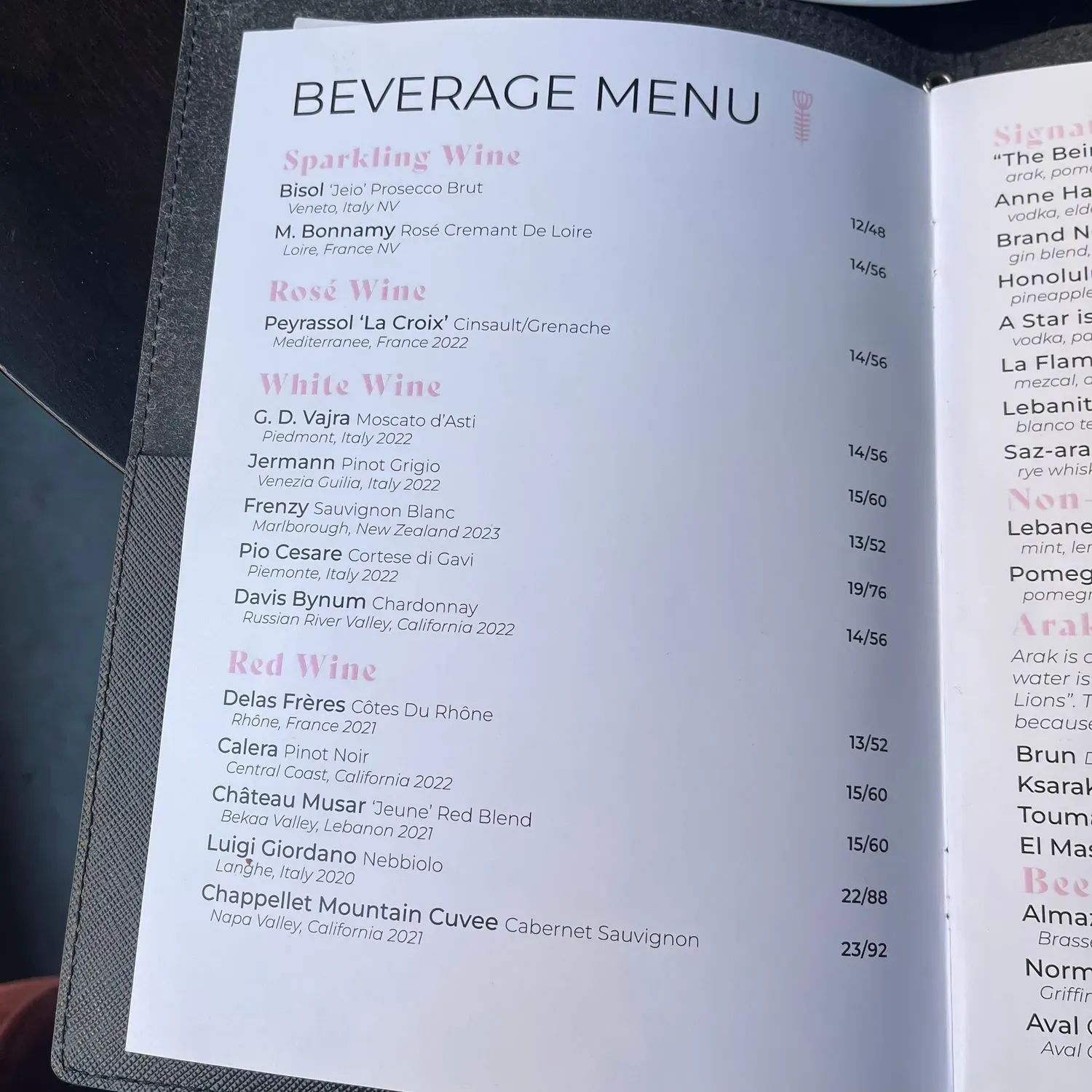 Menu 4