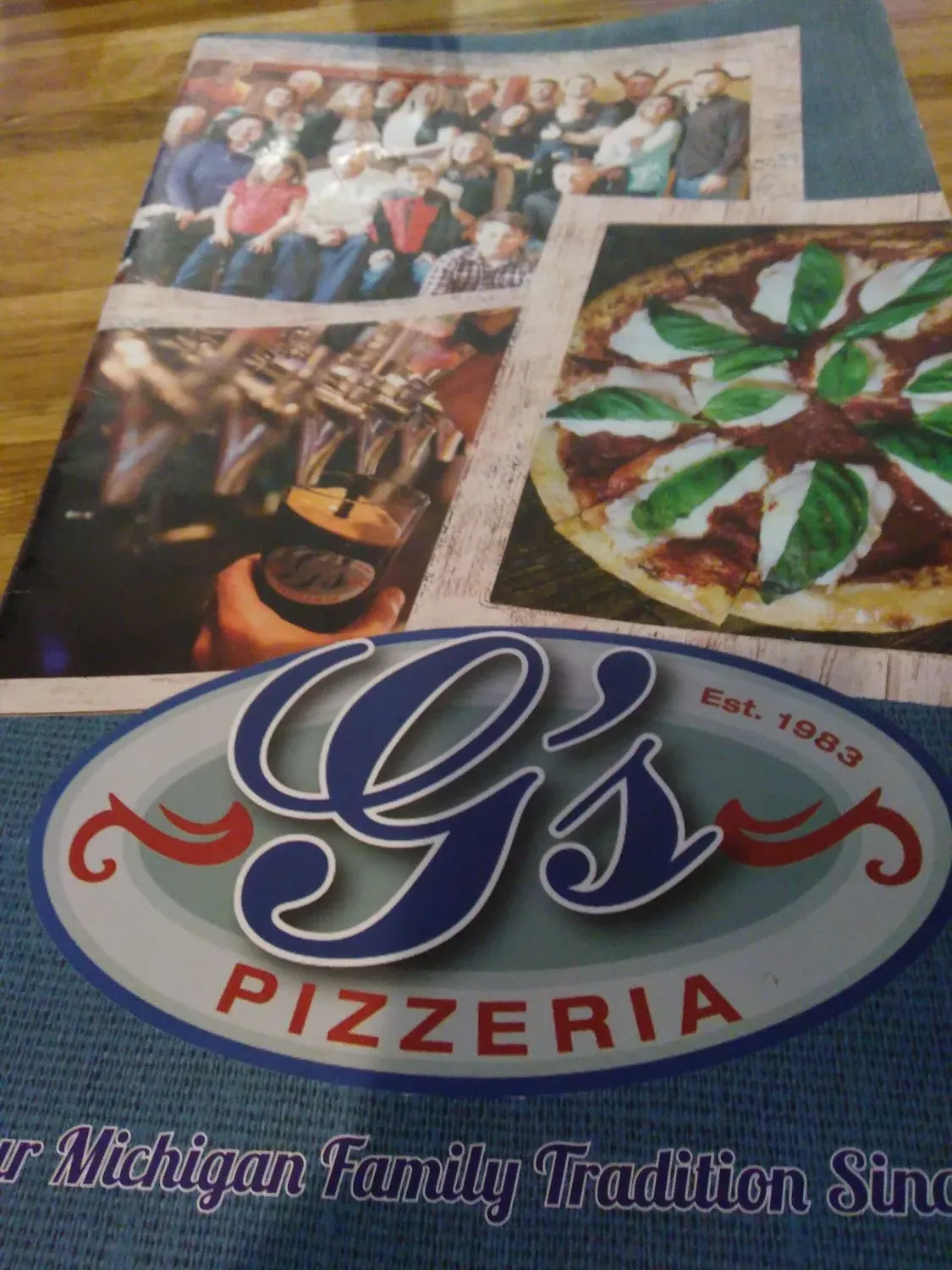 G's Pizzeria Bar & Grill Menu - Updated October 2025