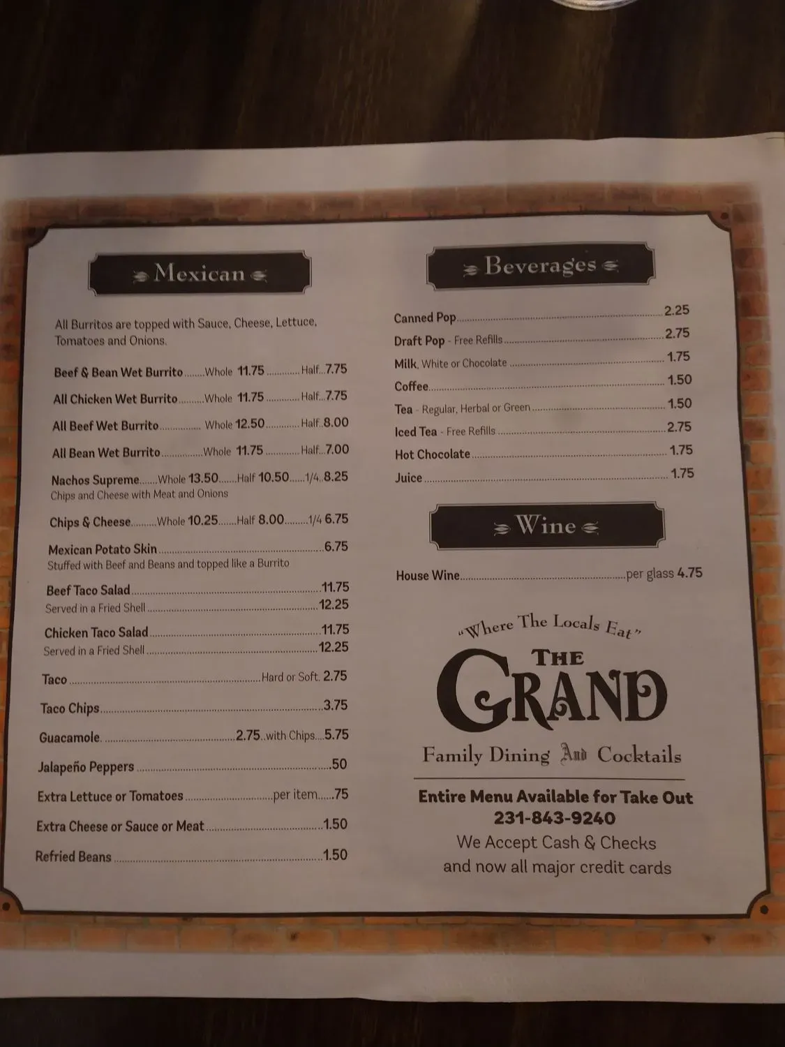 Menu 2