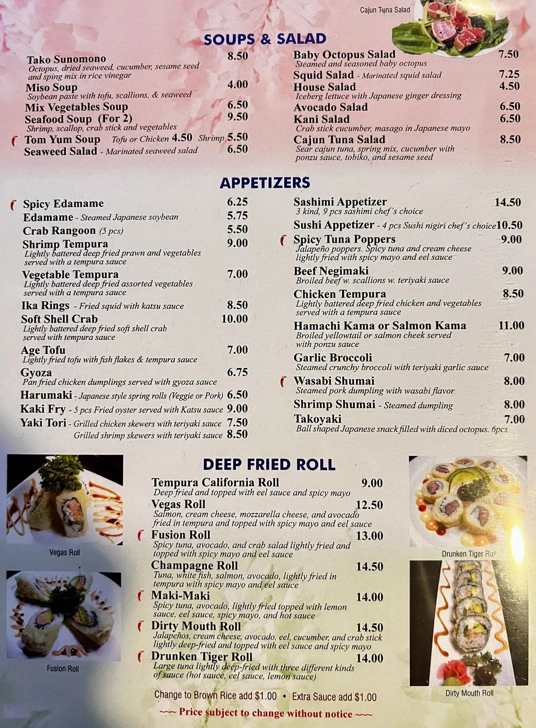 Menu 2