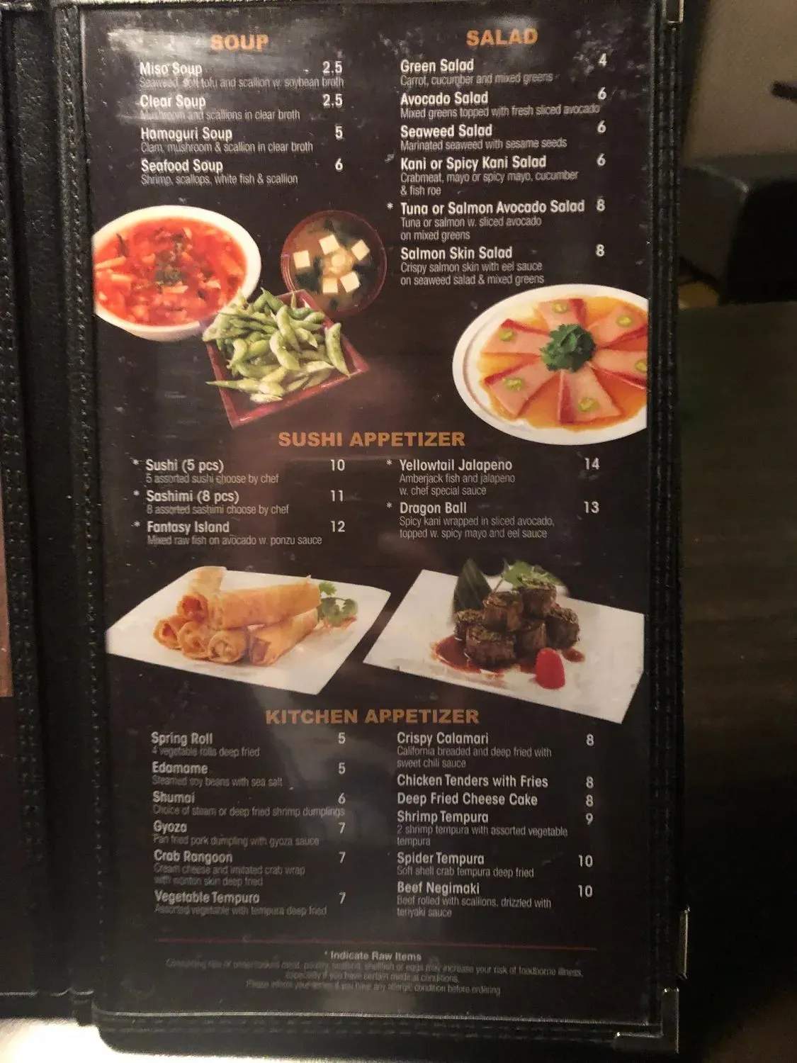 Menu 6