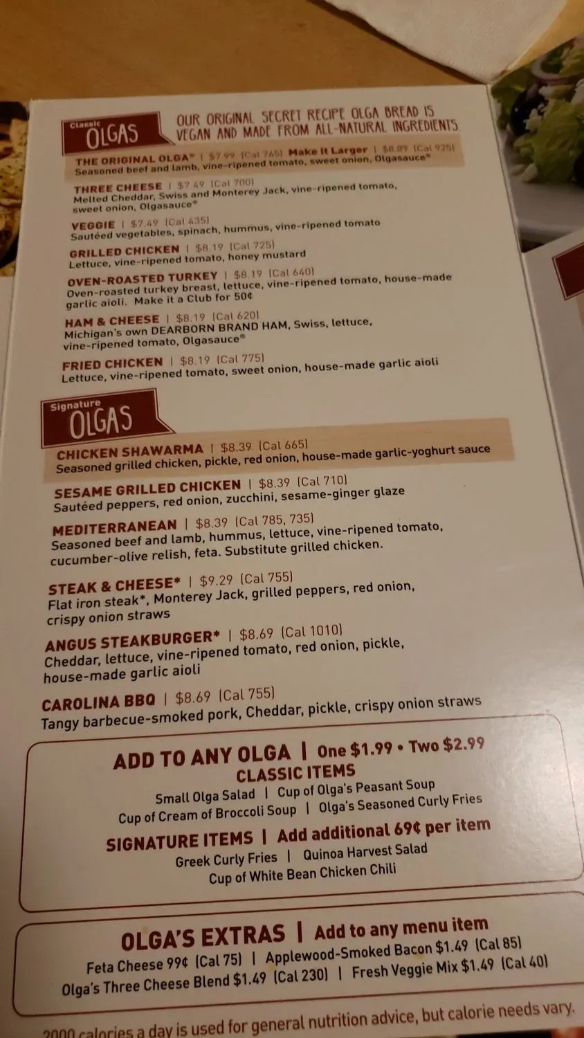 Menu 3