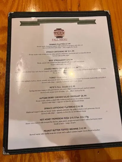 Menu 5