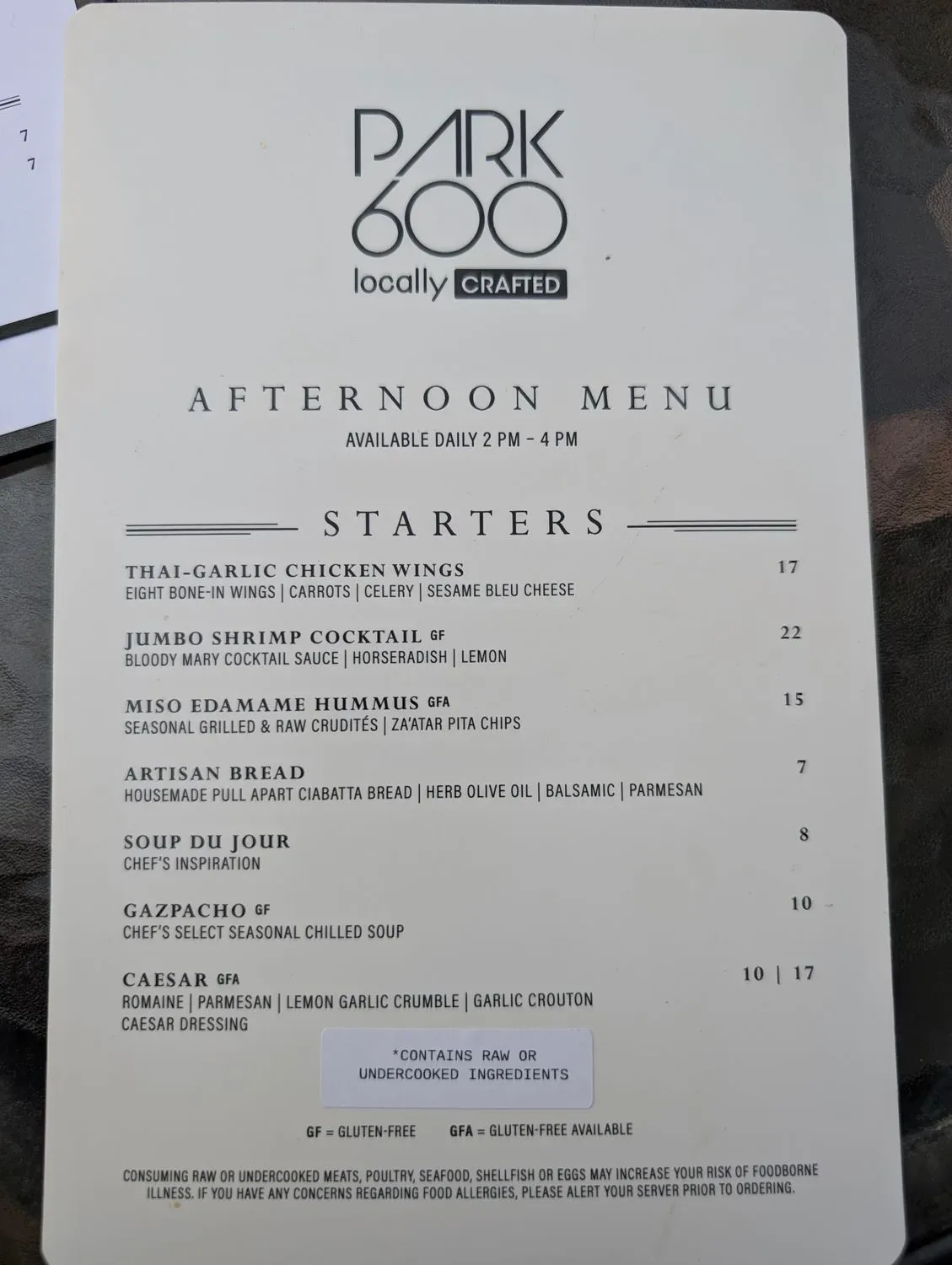 Menu 4