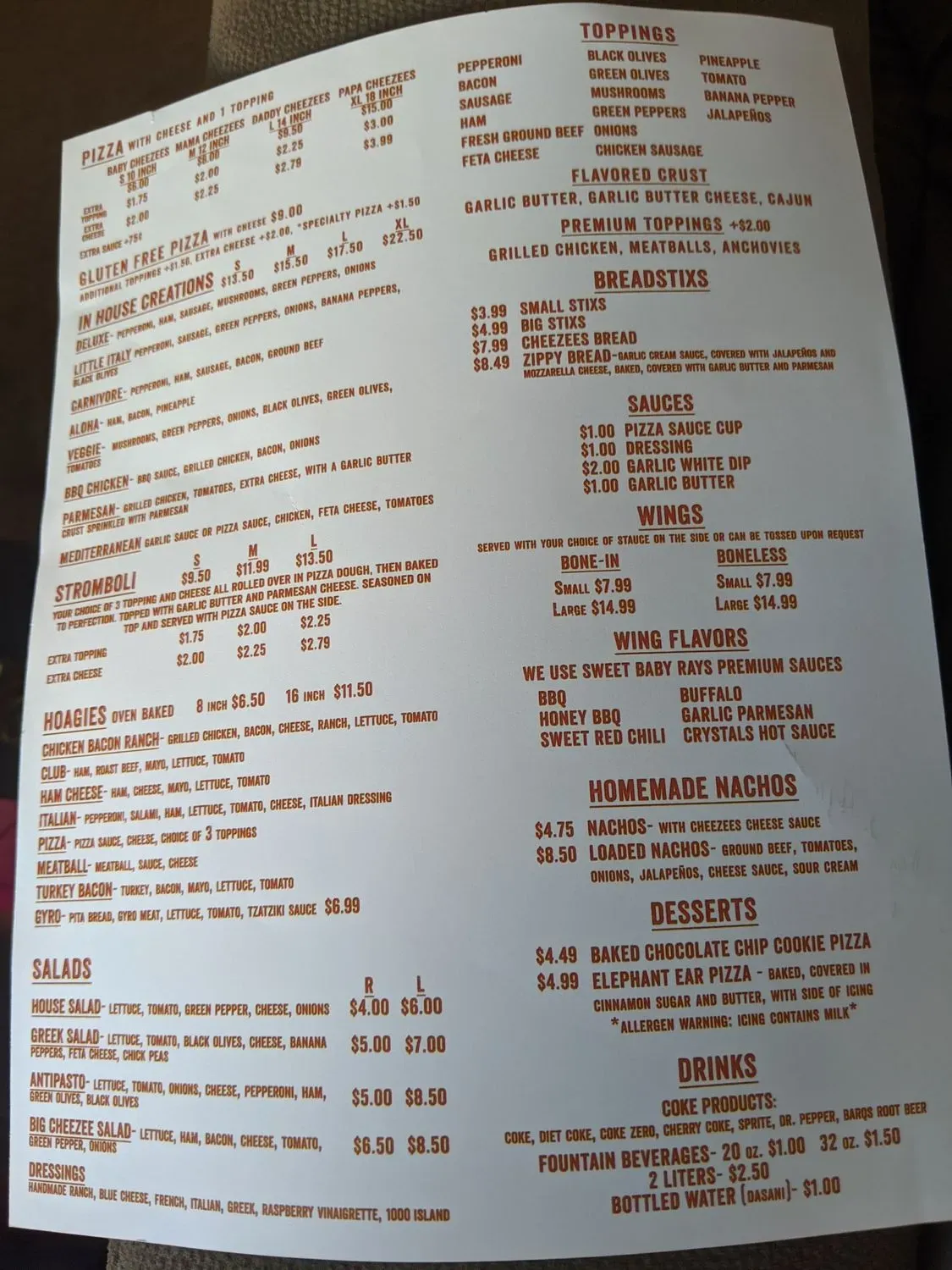 Menu 4