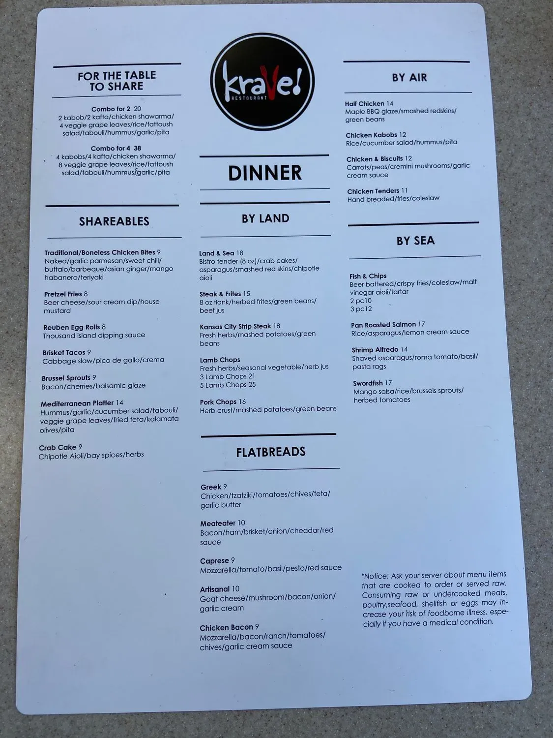 Menu 3