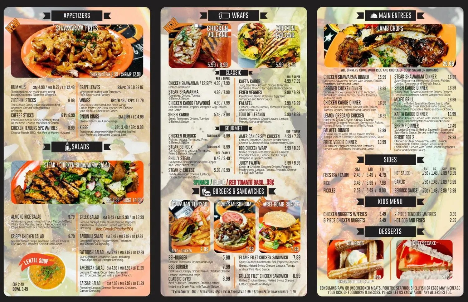 Menu 3