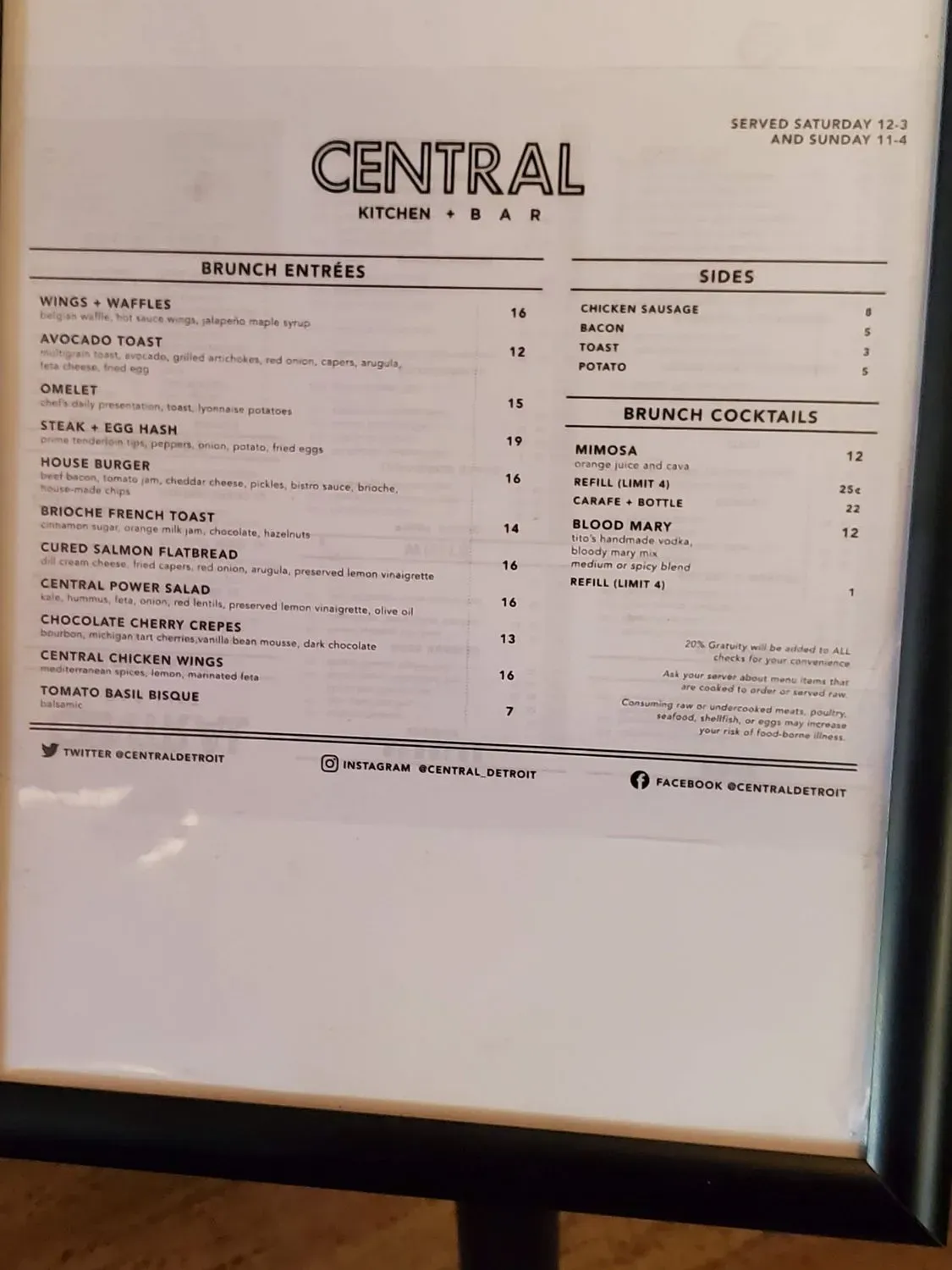 Menu 4