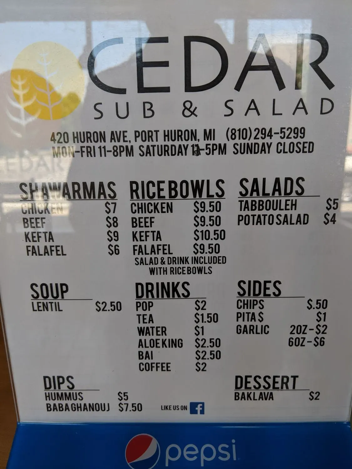 Menu 3