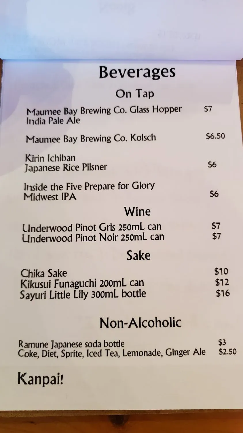 Menu 4