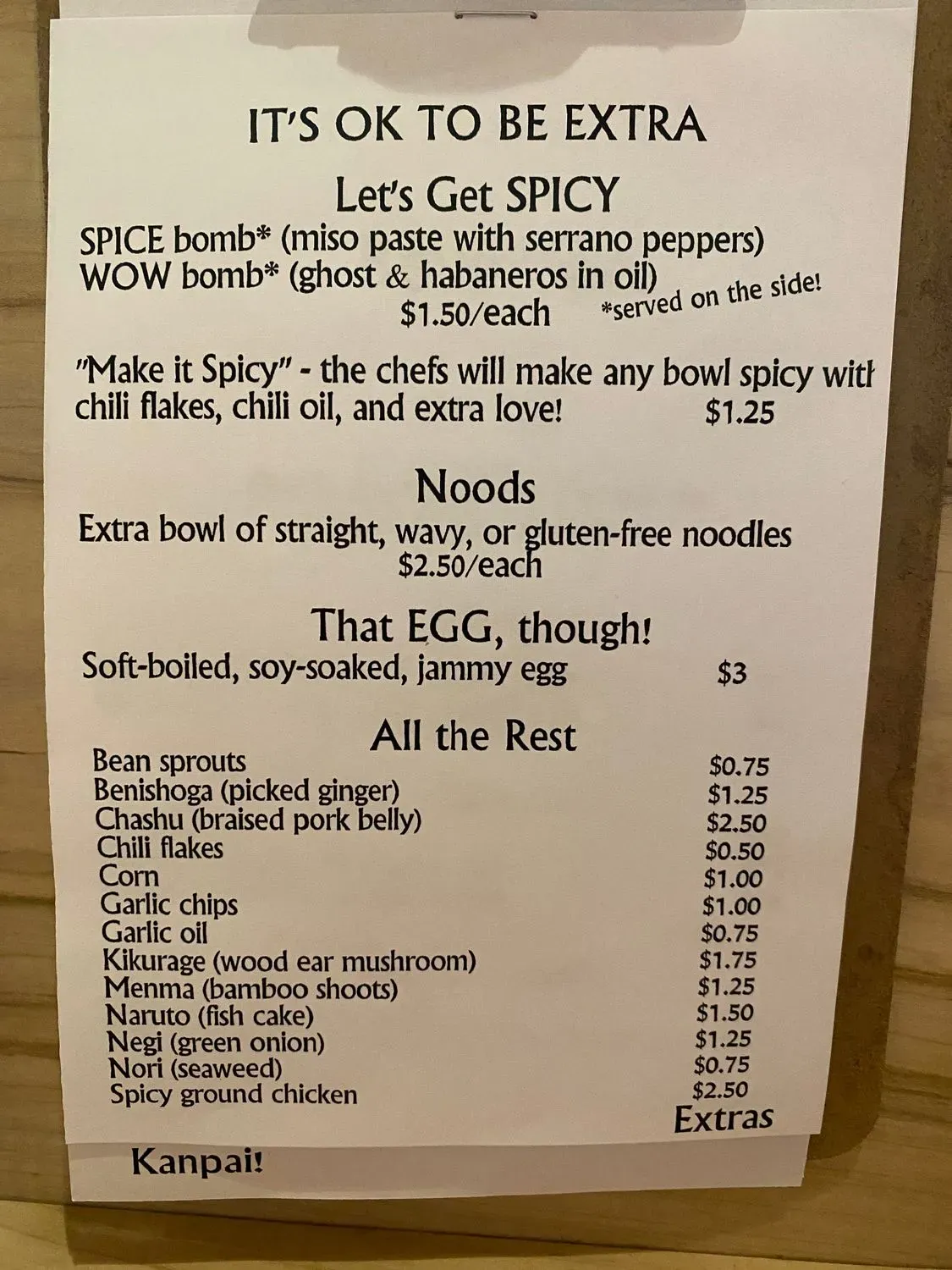 Menu 2