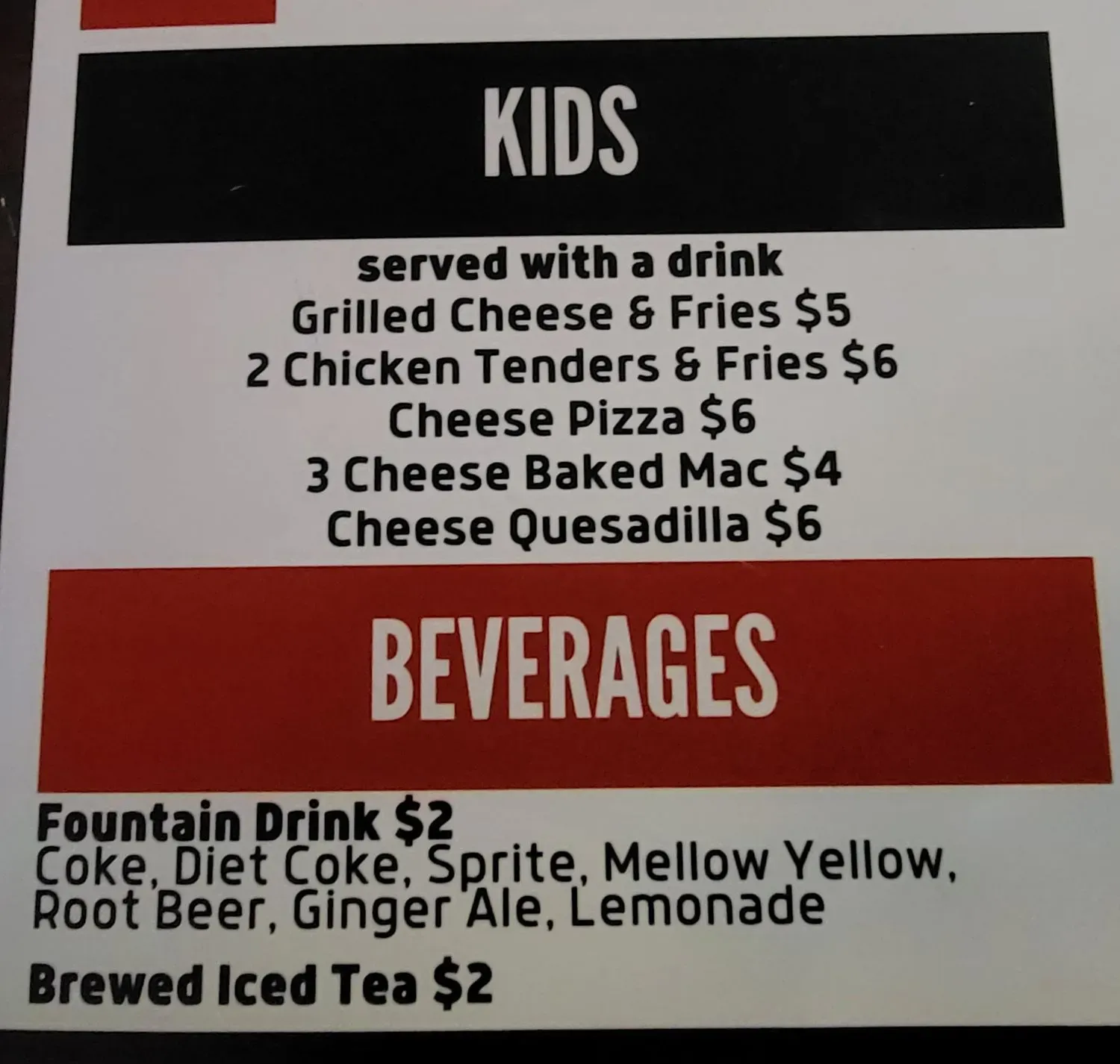 Menu 5