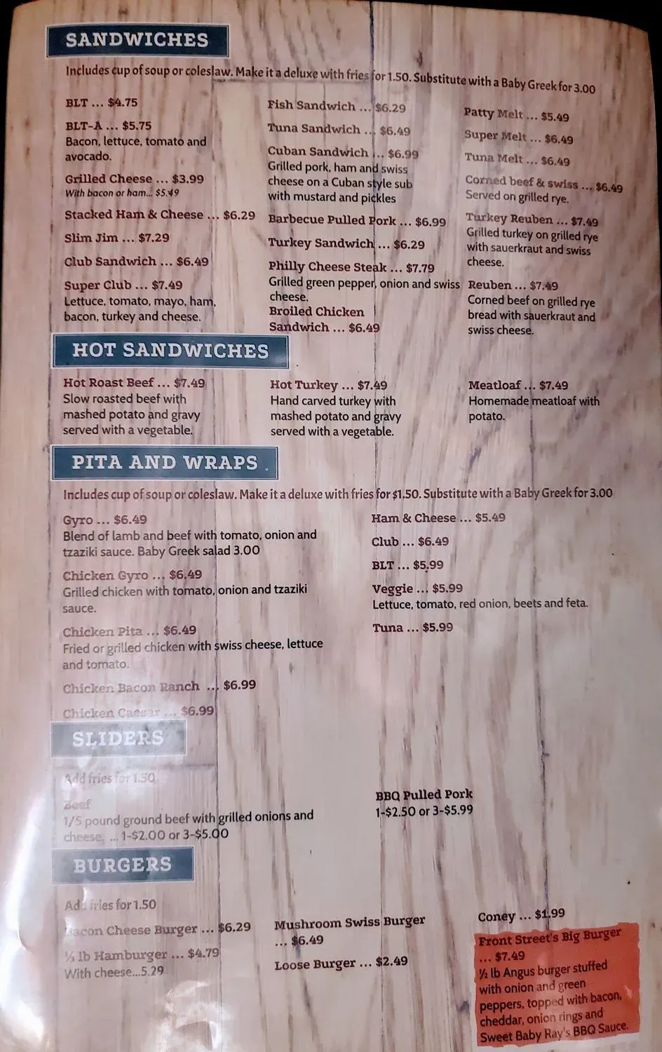 Menu 2