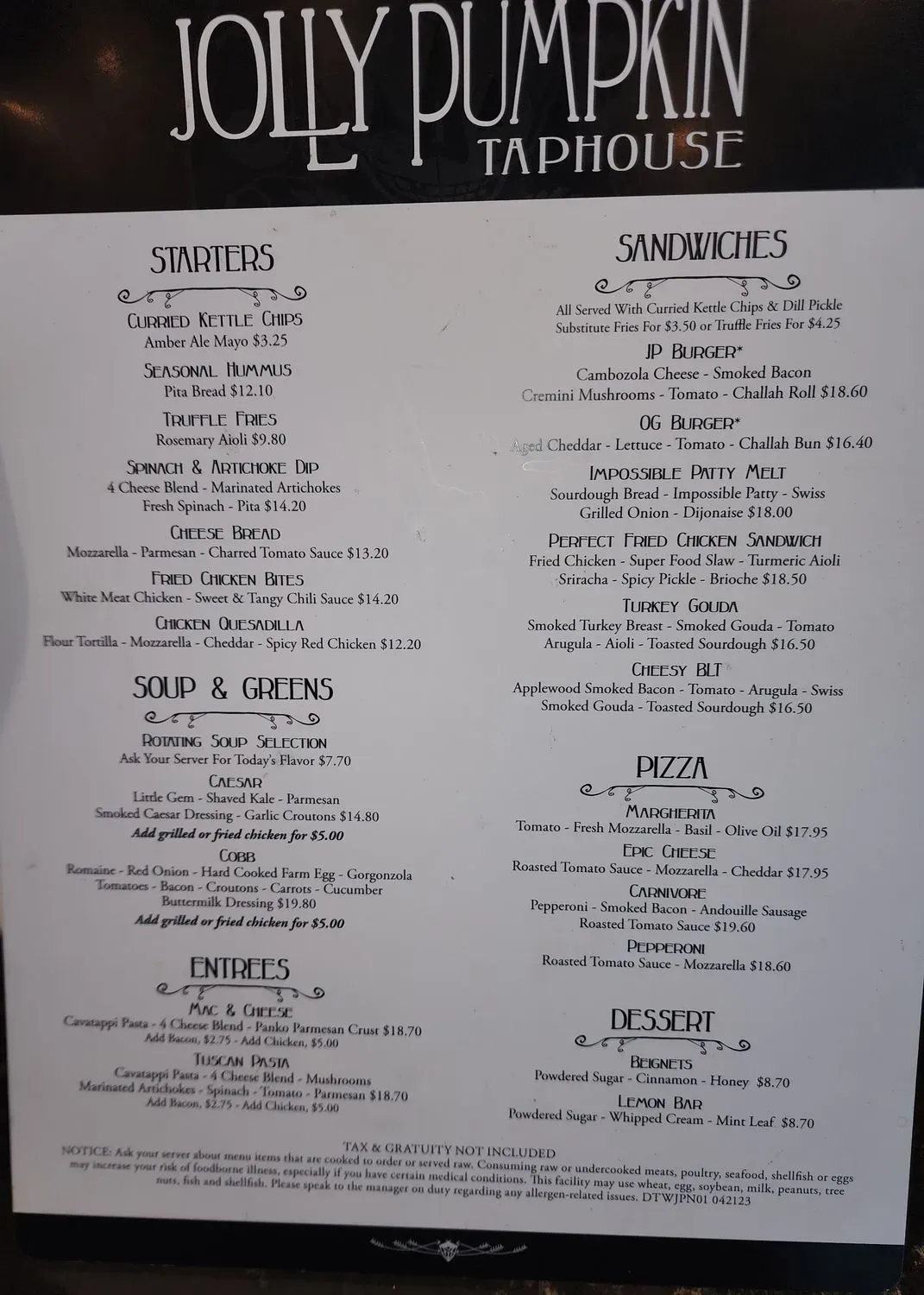 Menu 4