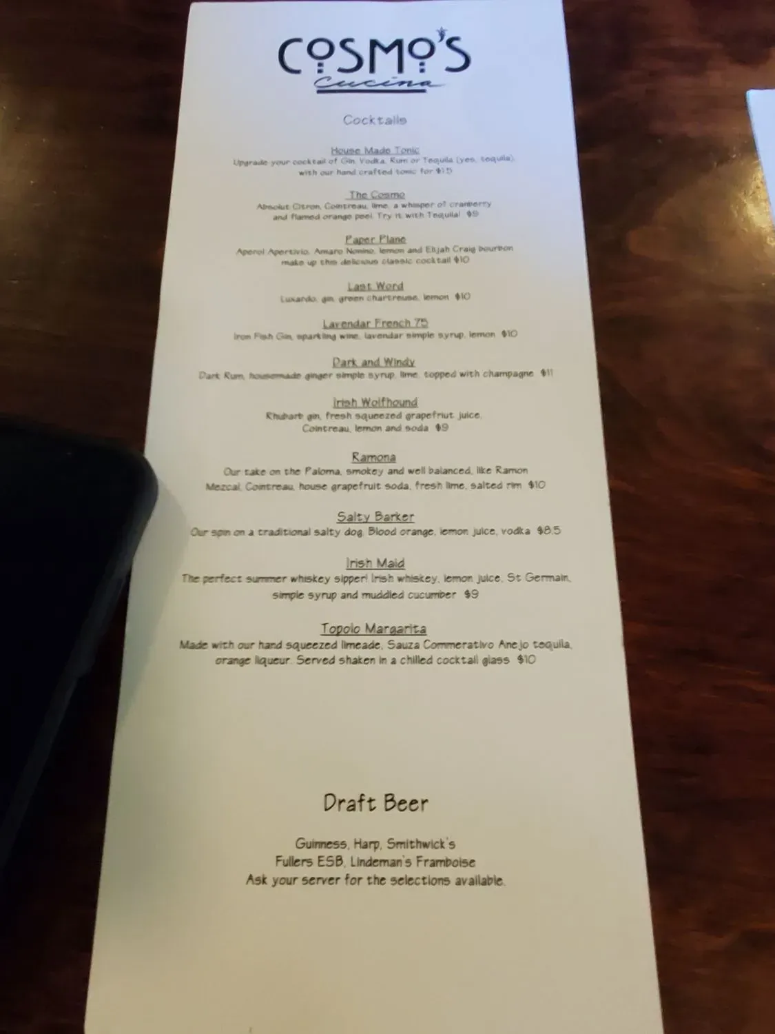 Menu 4