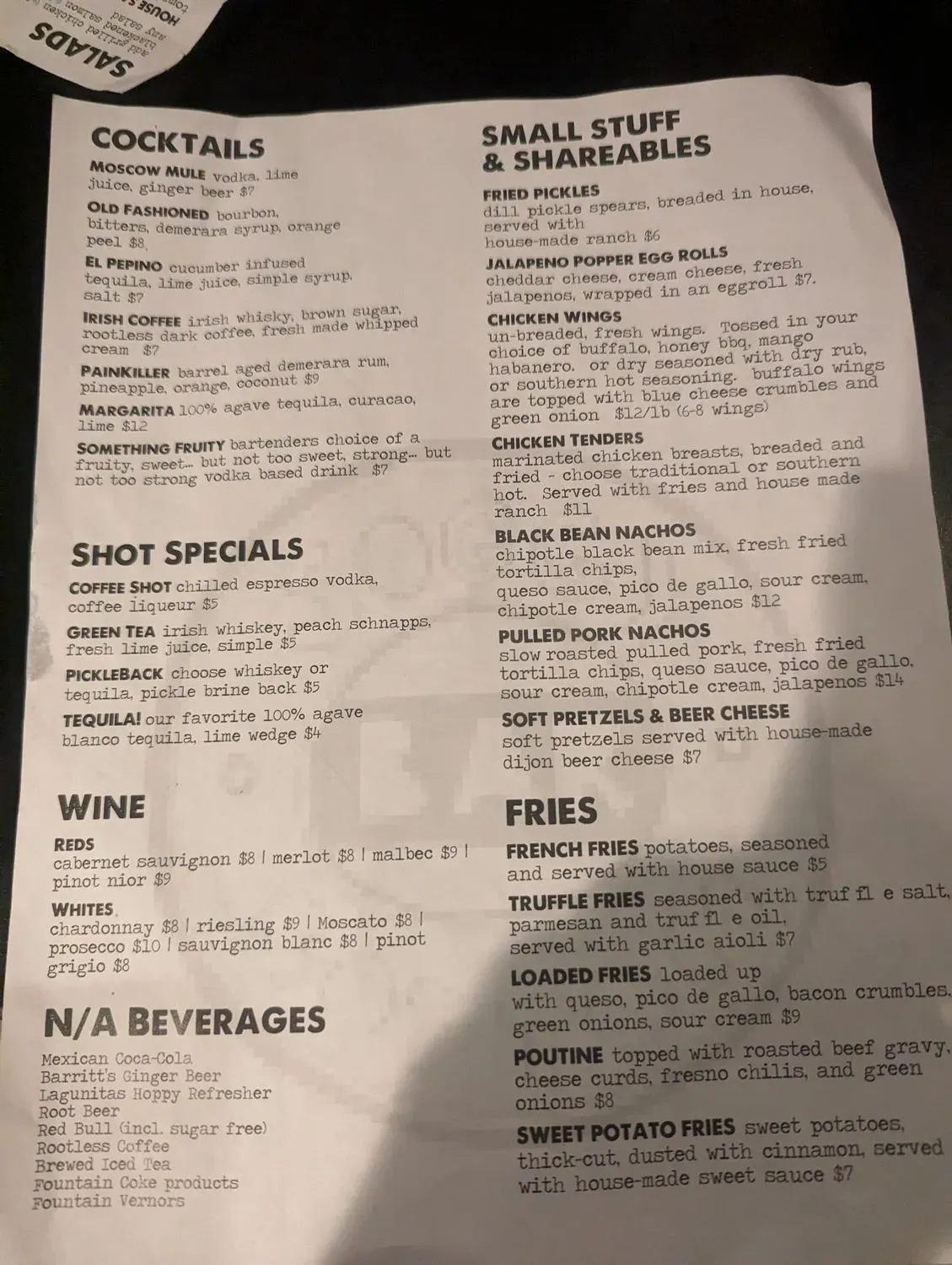 Menu 3