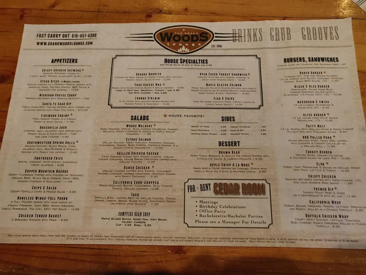 Menu 4