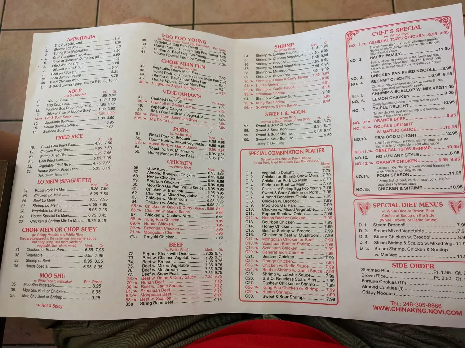 Menu 4