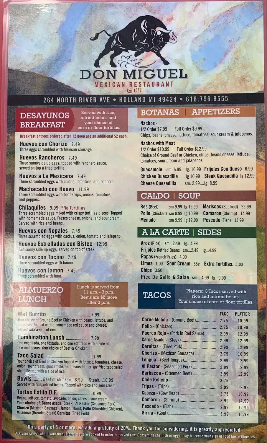 Menu 2