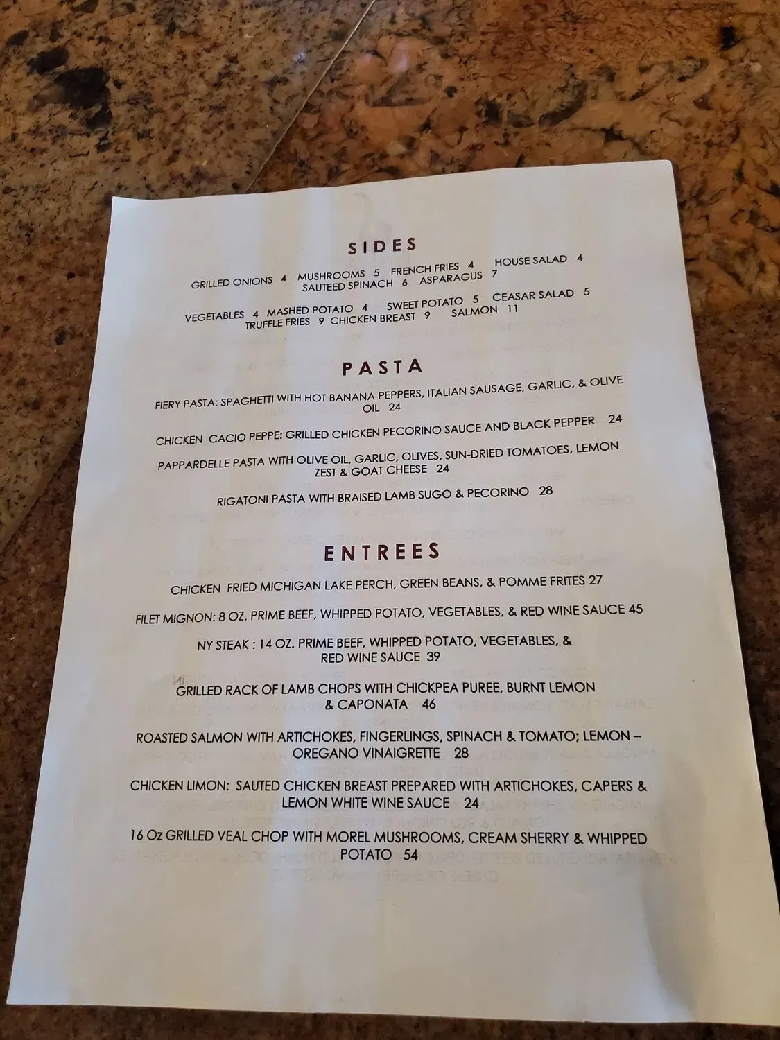 Menu 2