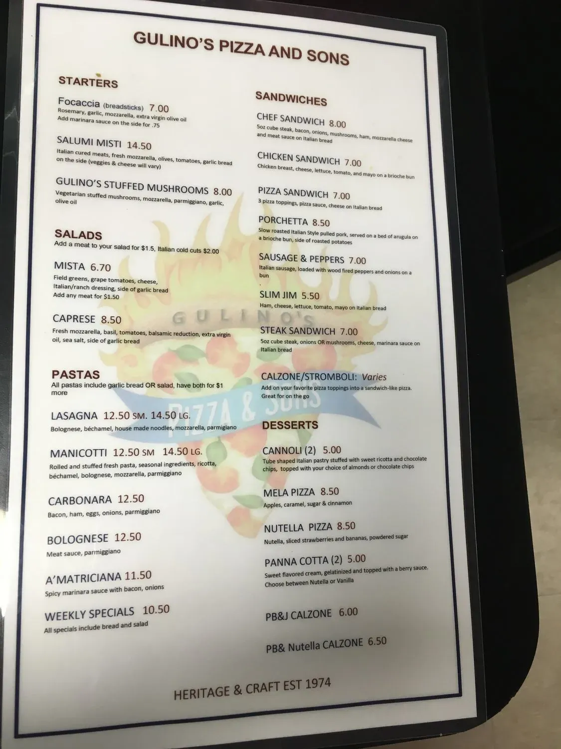 Menu 6