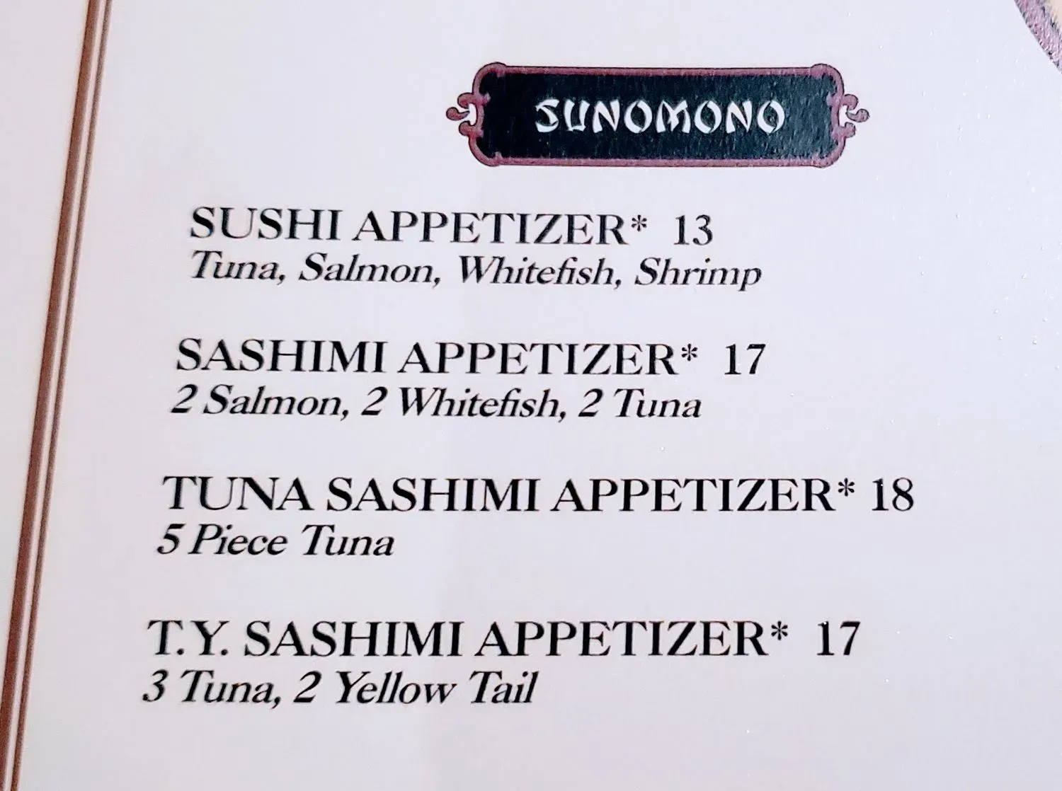 Fishbones - Southfield Menu - Updated October 2025