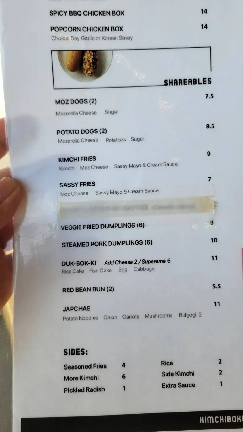 Menu 5