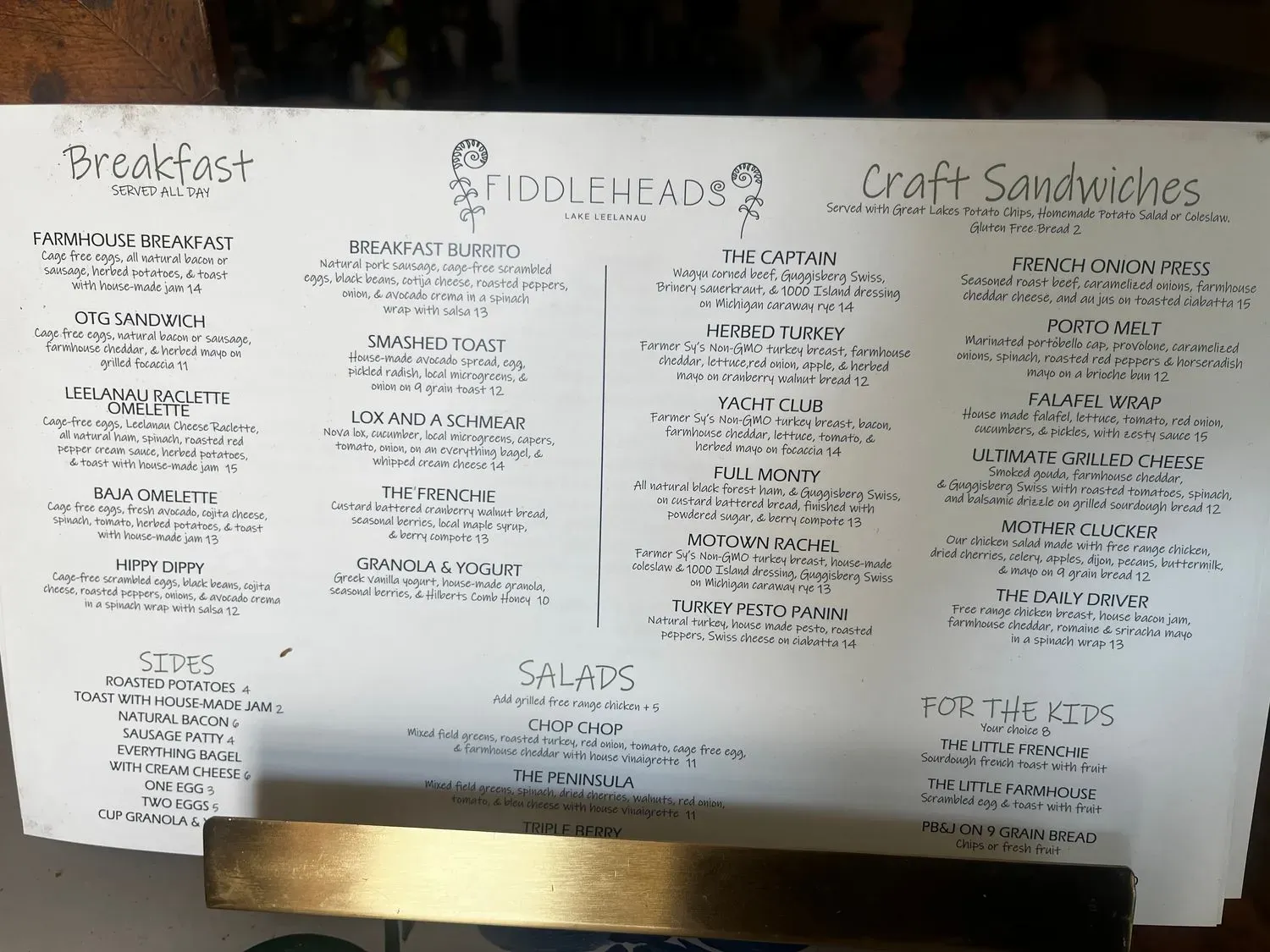 Menu 6