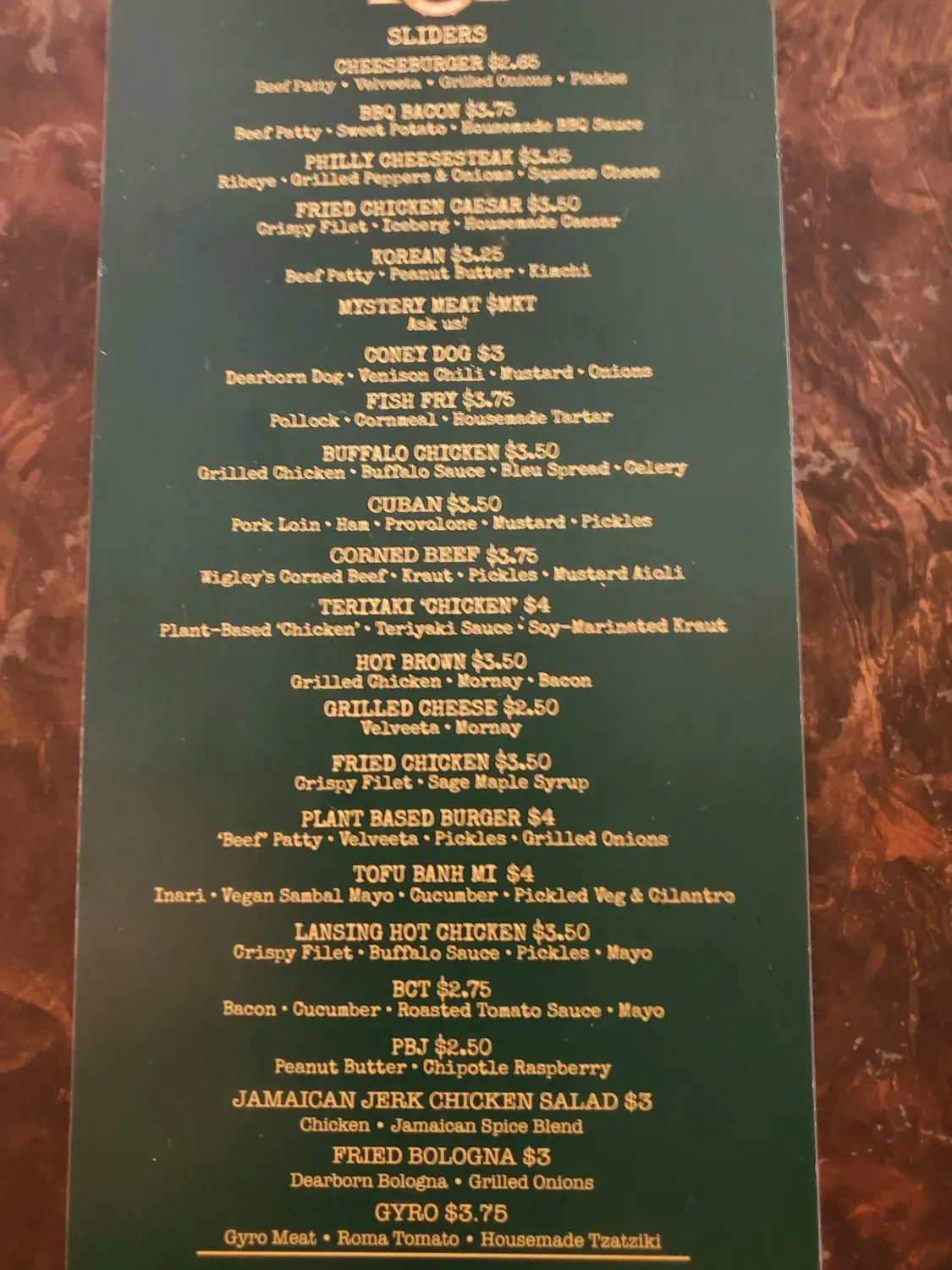 Menu 3