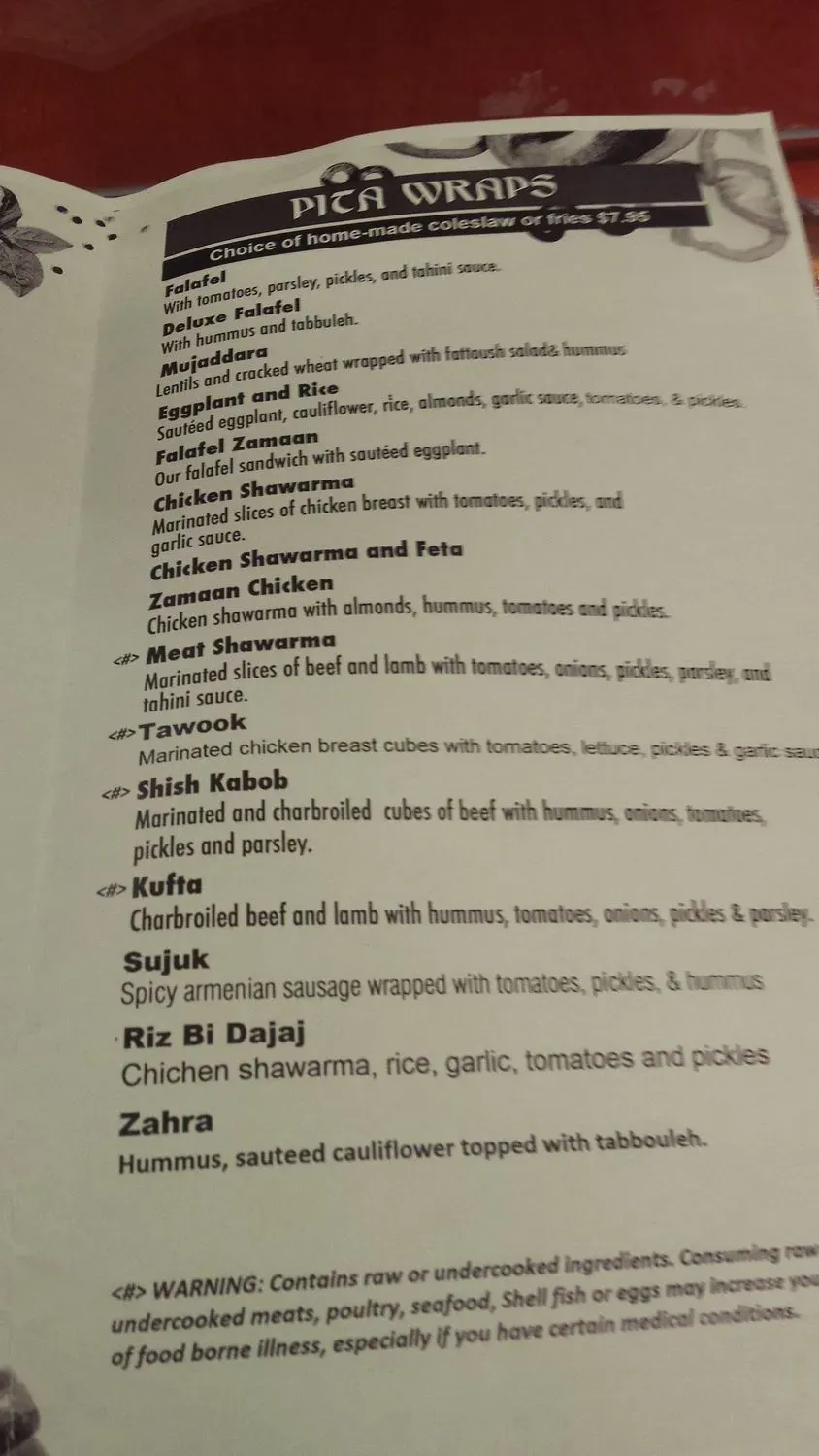 Menu 3