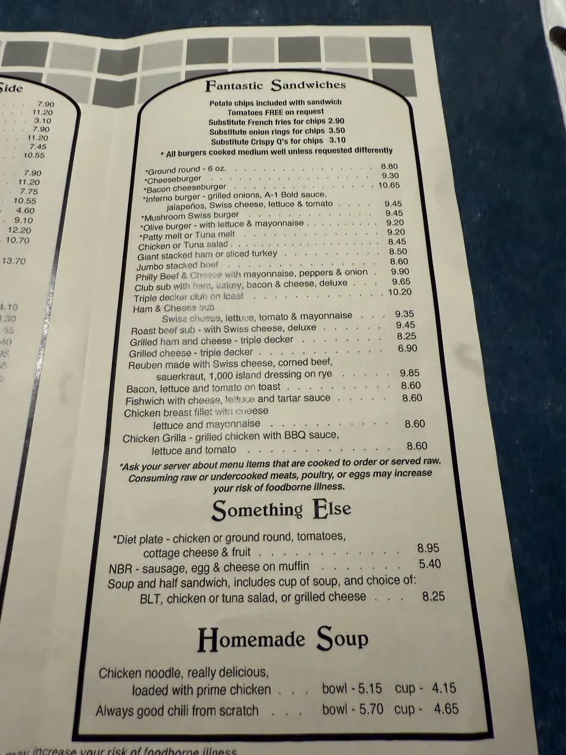 Menu 4